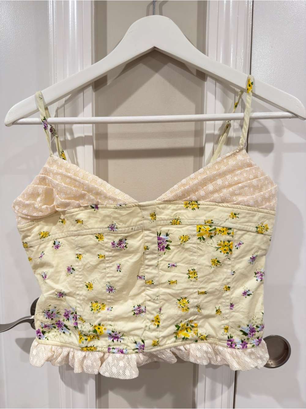 Steve Madden Floral Lace Cami Top Medium - Strap Damage/Needs Repair